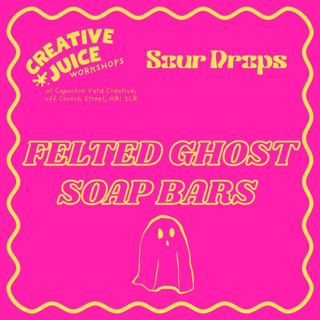 Sour Drops Half Term - Felted Ghost Soap Bars