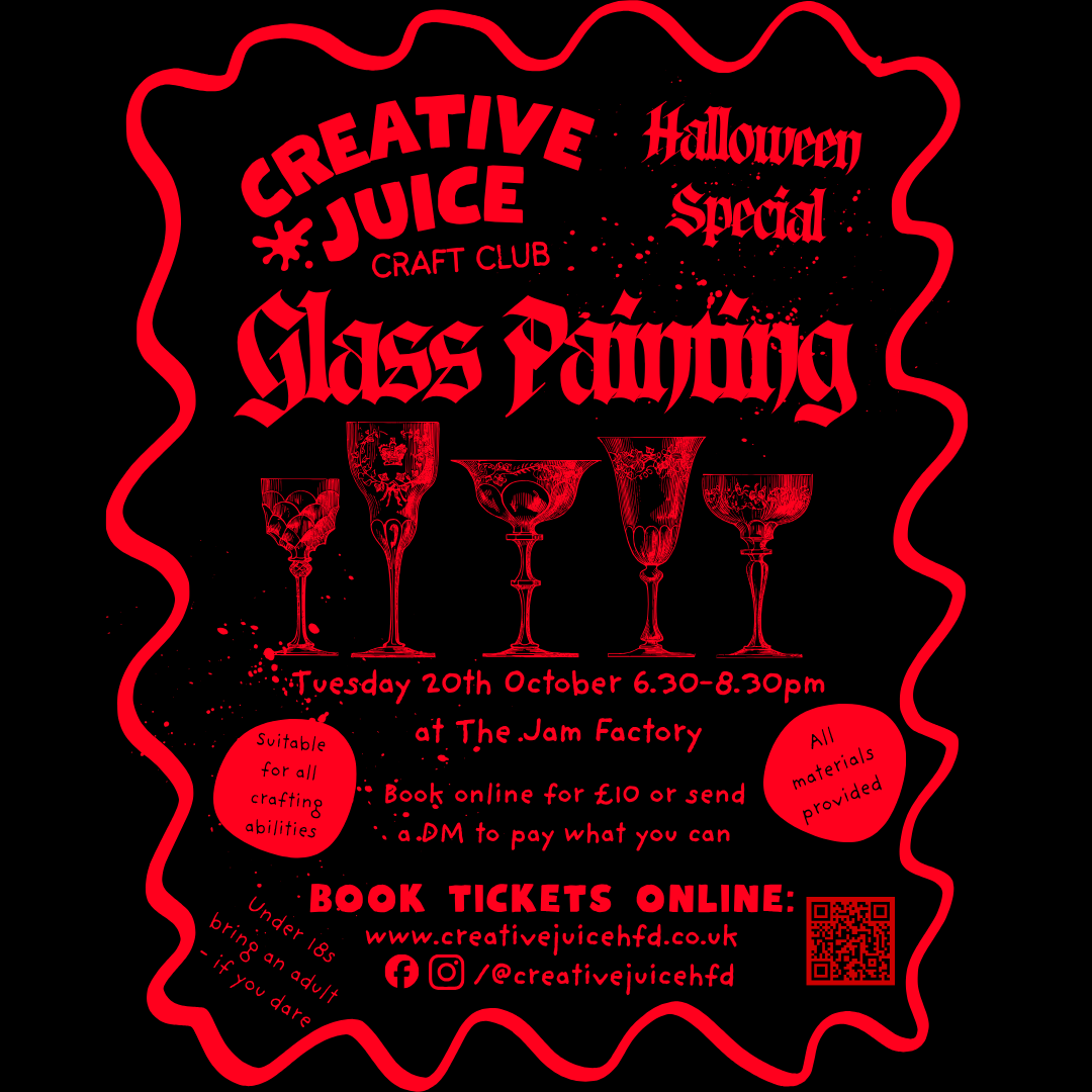 Jam Factory Craft Club - Halloween Glass Painting