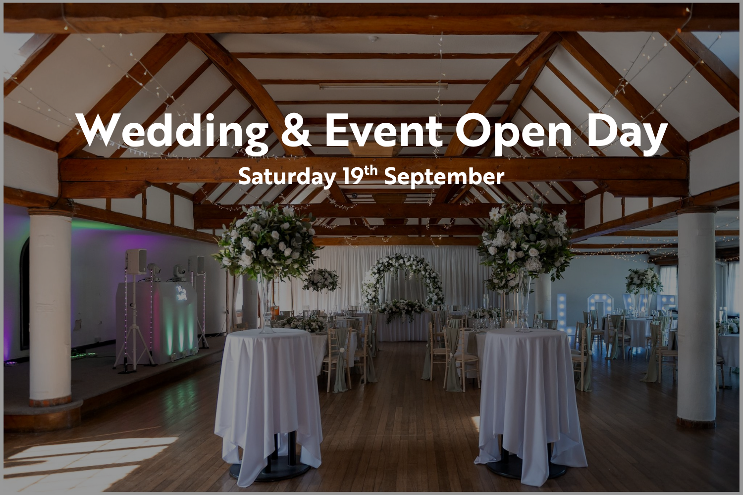 Wedding &amp; Event Open Day