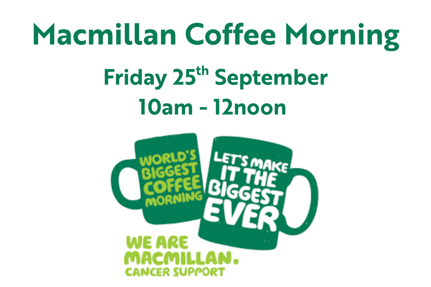 Macmillan Coffee Morning