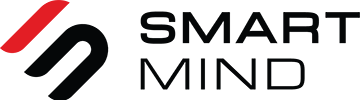 Smart Mind logo with a red and black design