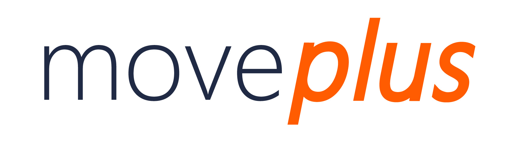 MovePlus logo with the words 'move' in dark blue and 'plus' in orange.