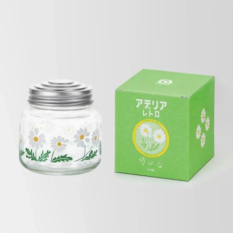 Retro Glass Storage Jar