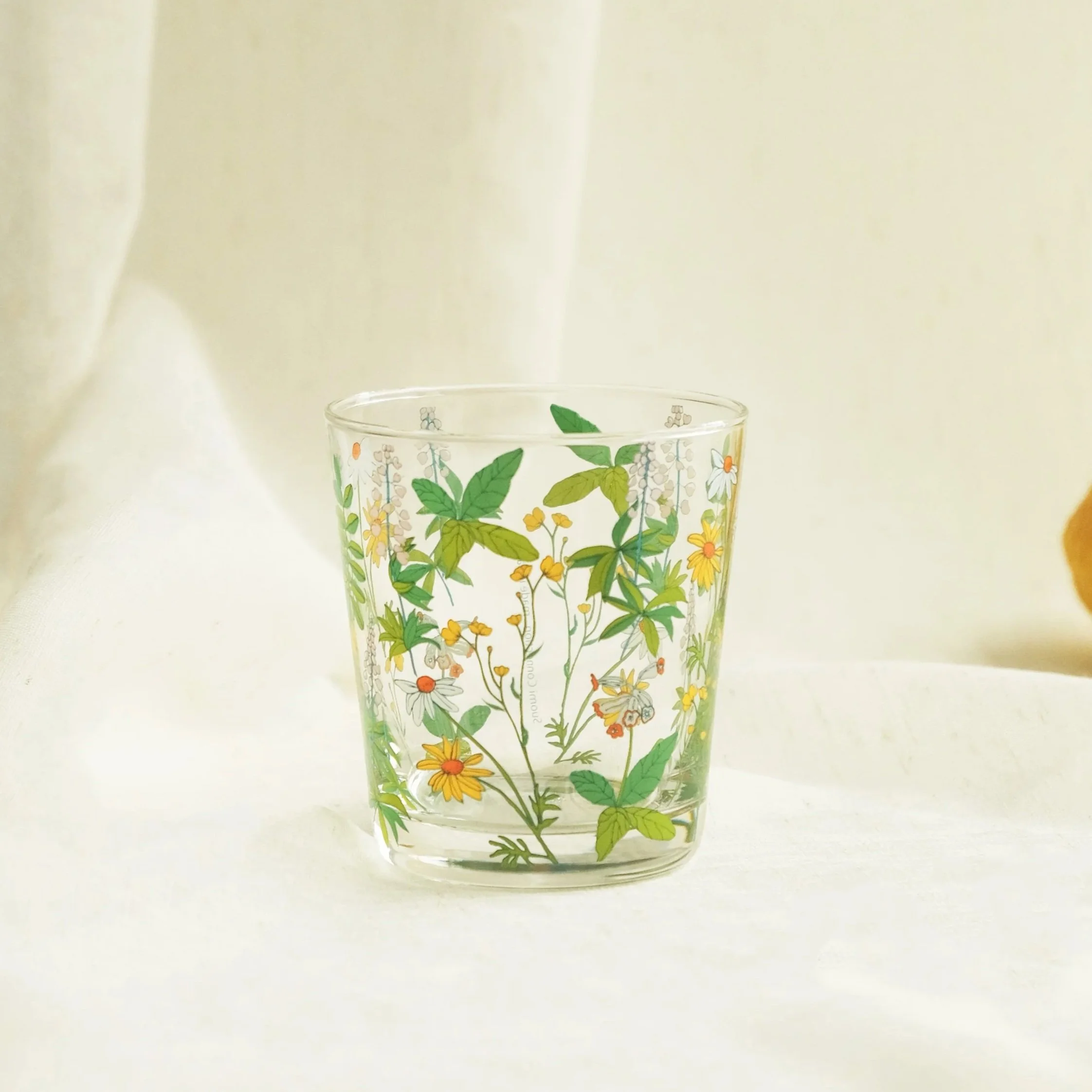 Green Leaf Heat-Resistant Glass Mug