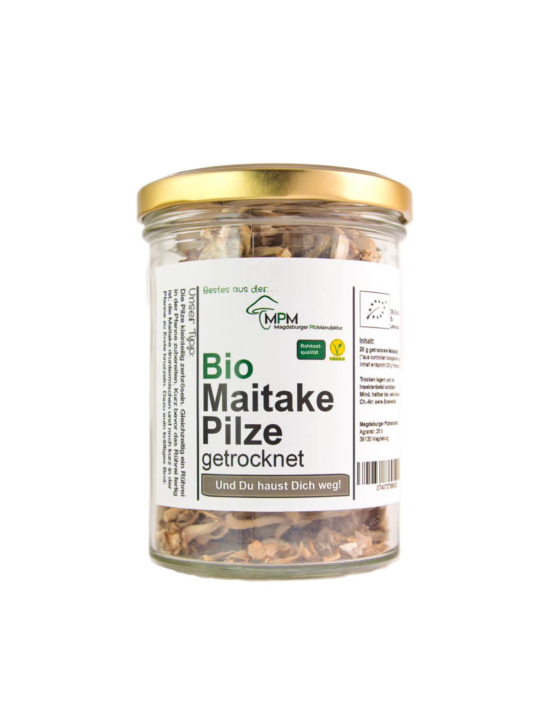 Bio Maitake Pilze getrocknet