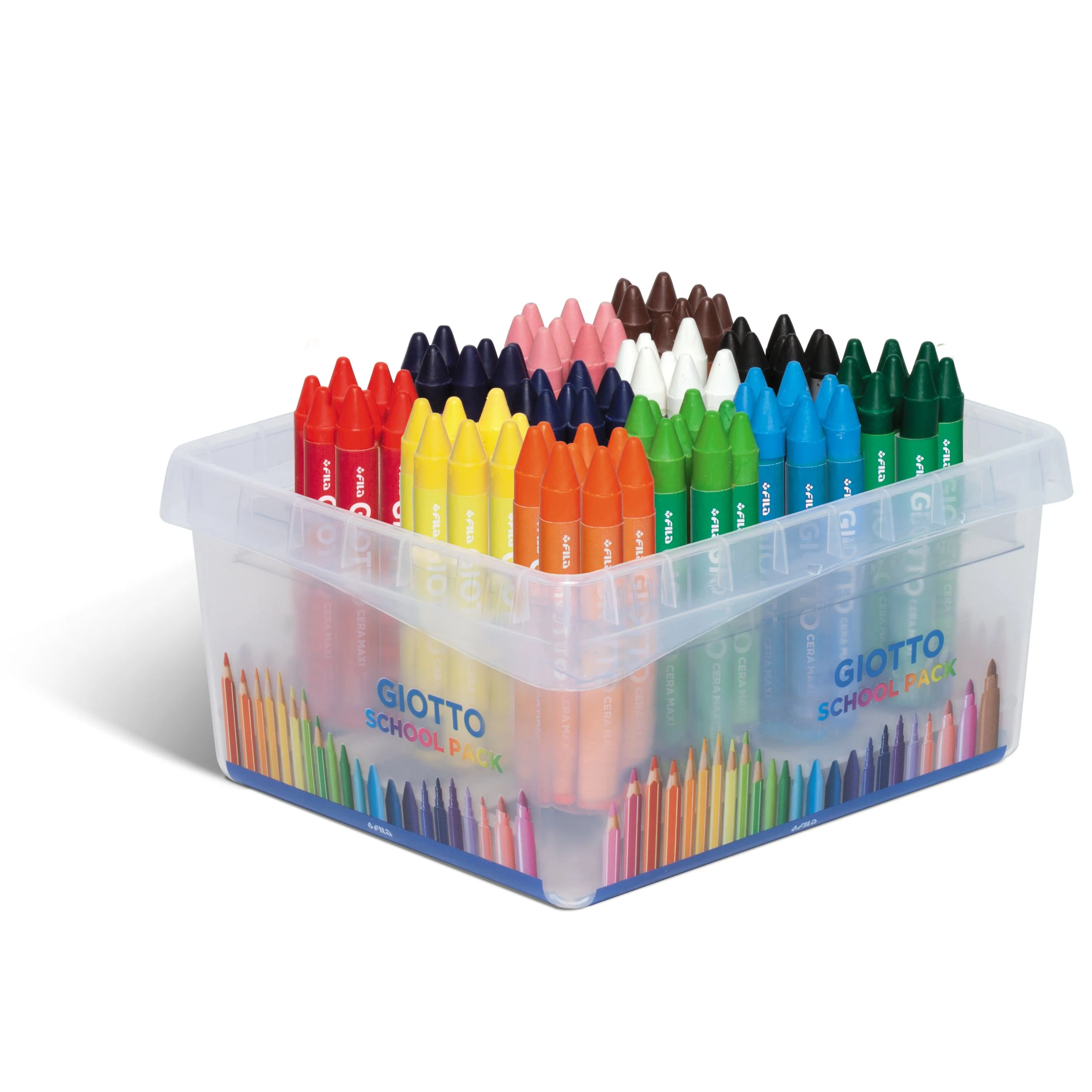 Giotto Cera Maxi Wax Crayons School Pack