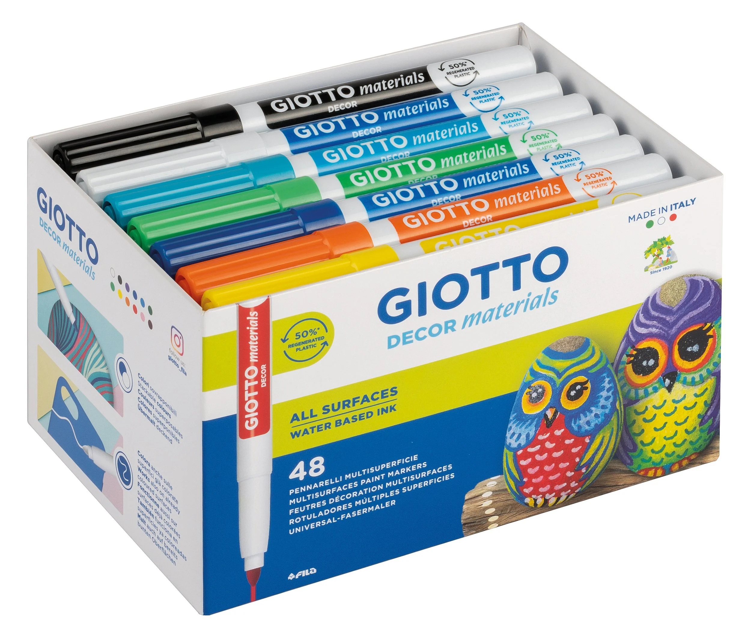 Giotto Decor Materials Paint Marker School Pack