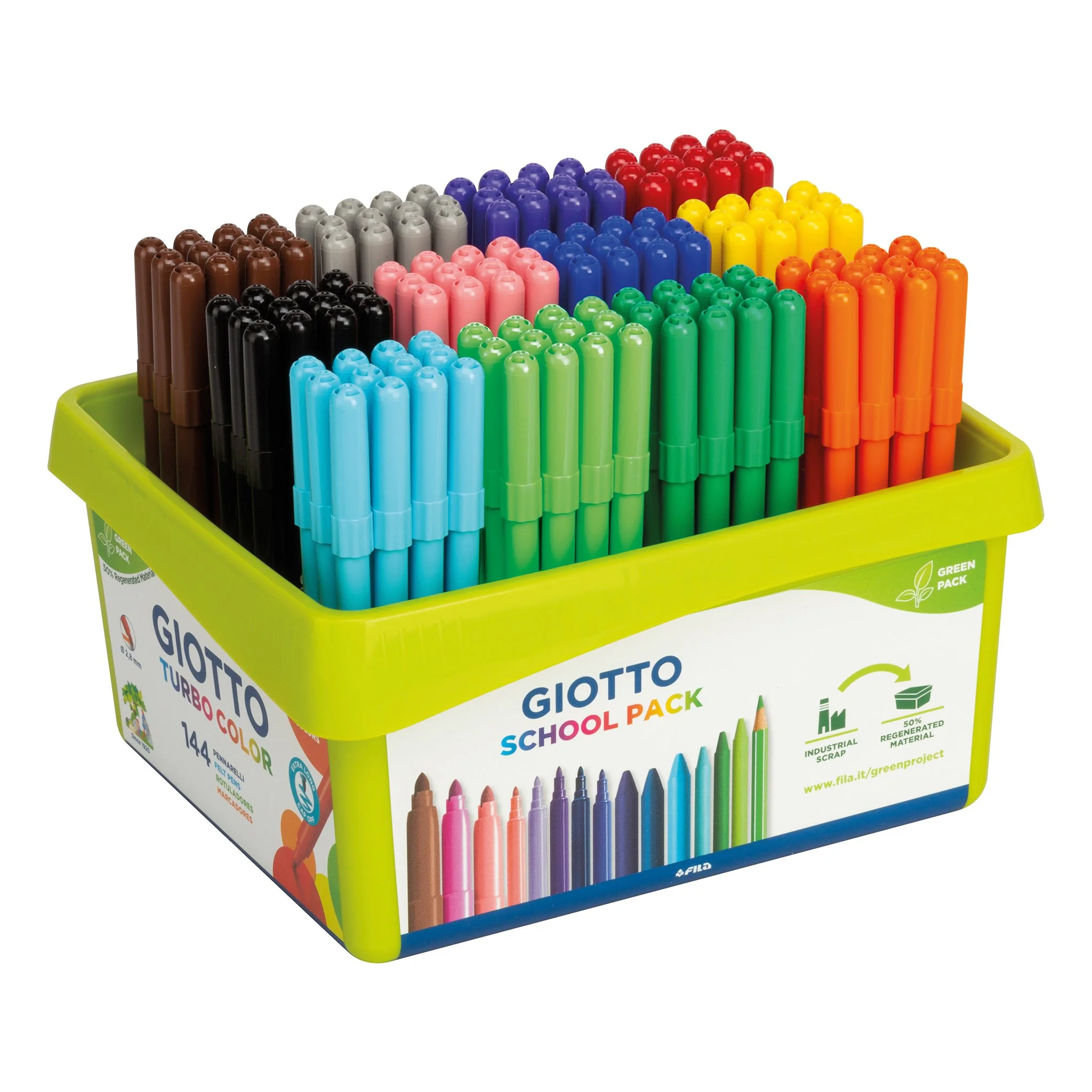 Giotto Turbo Color Felt Tip Pen School Pack