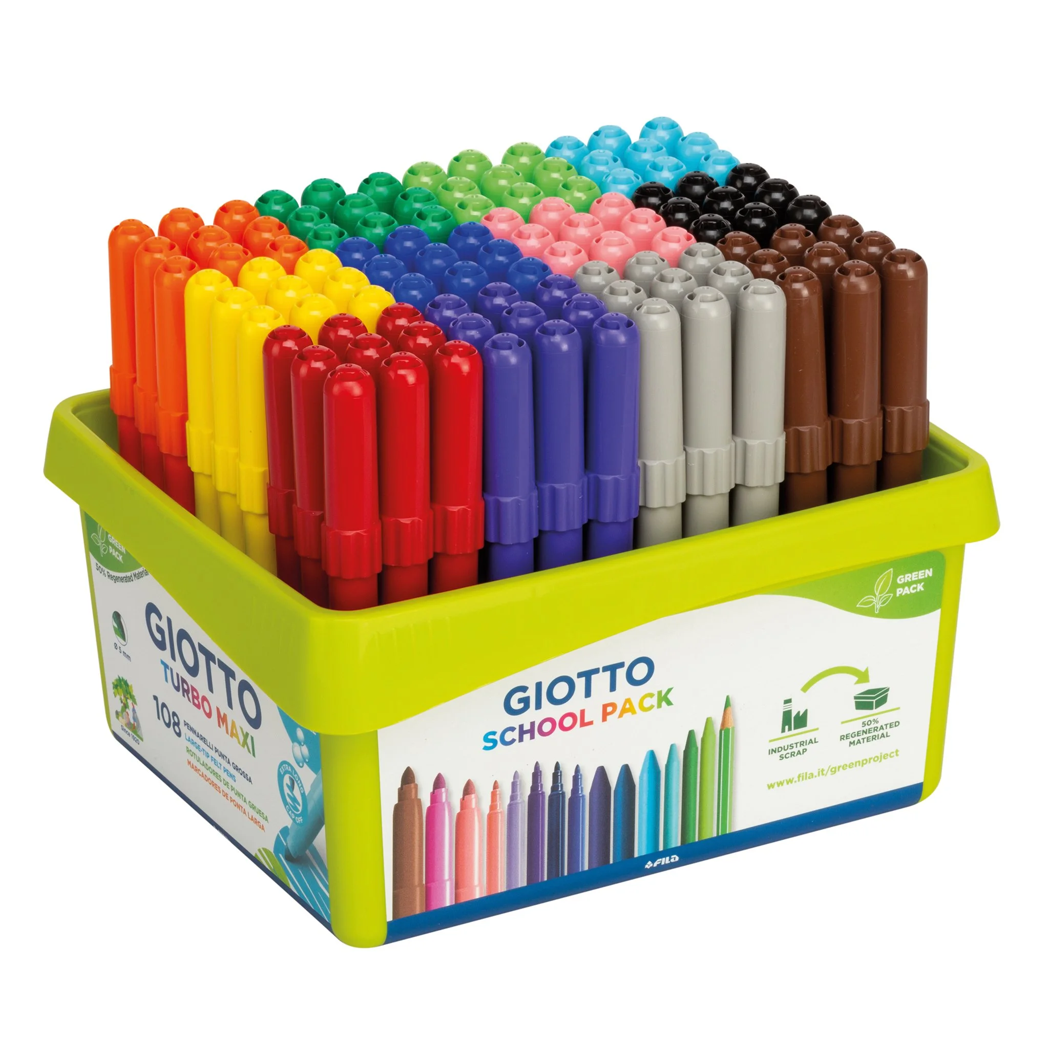 Giotto Turbo Maxi Felt Tip Pen School Packs