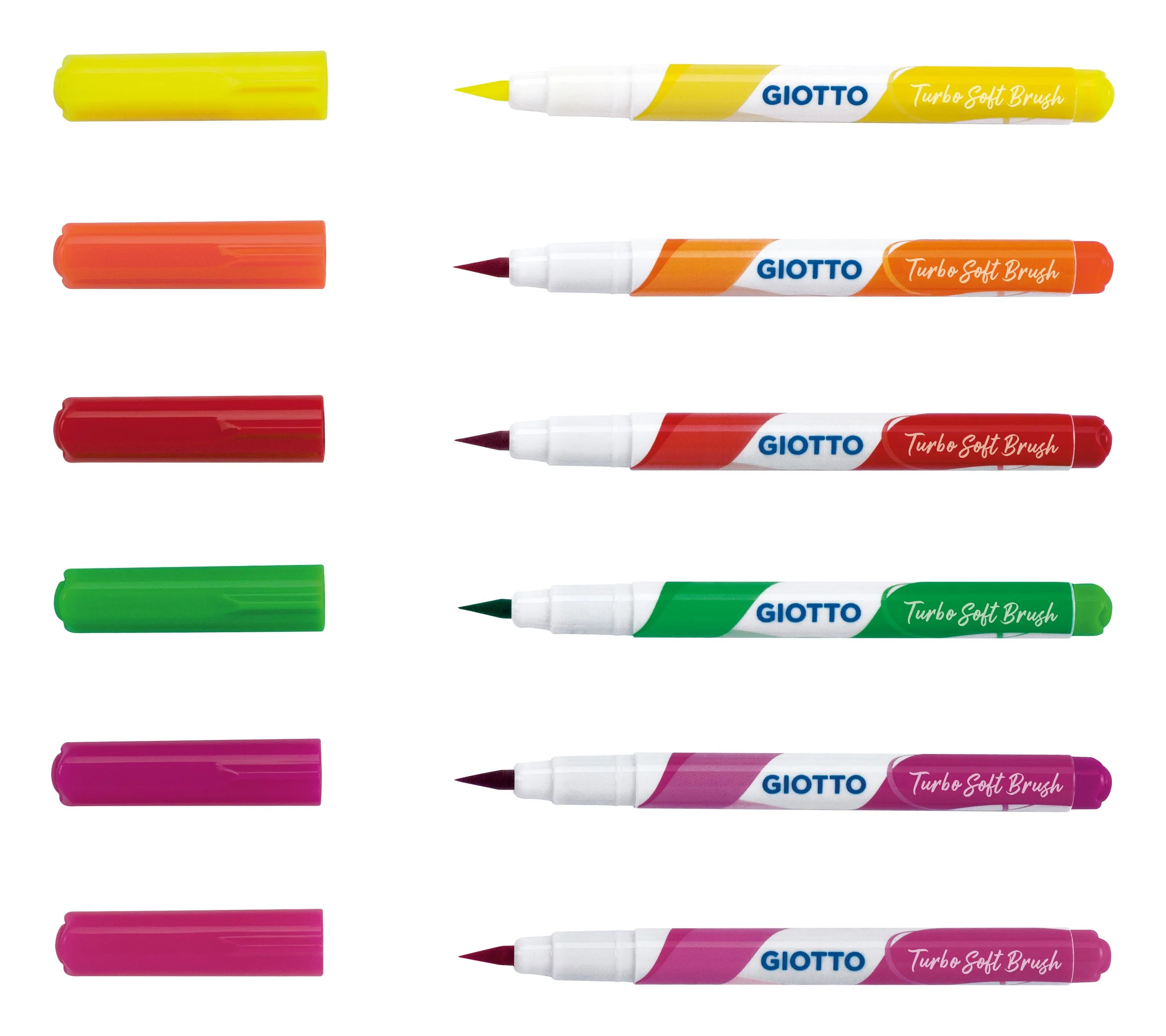 Giotto Turbo Soft Brush Tip Markers