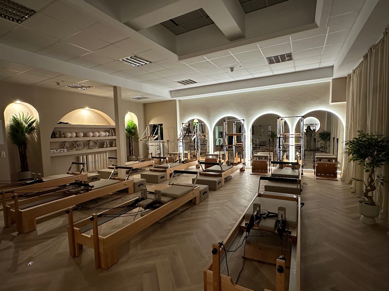 Reformer Pilates Trainingsraum im Studio The Core House in Braunschweig