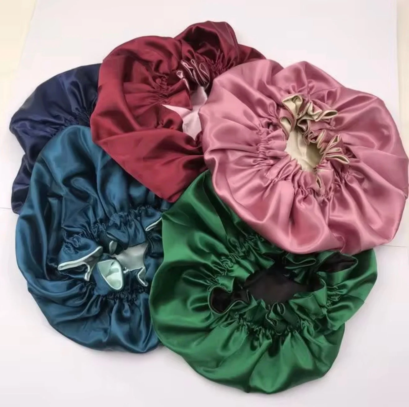 Double Layer Satin Bonnet