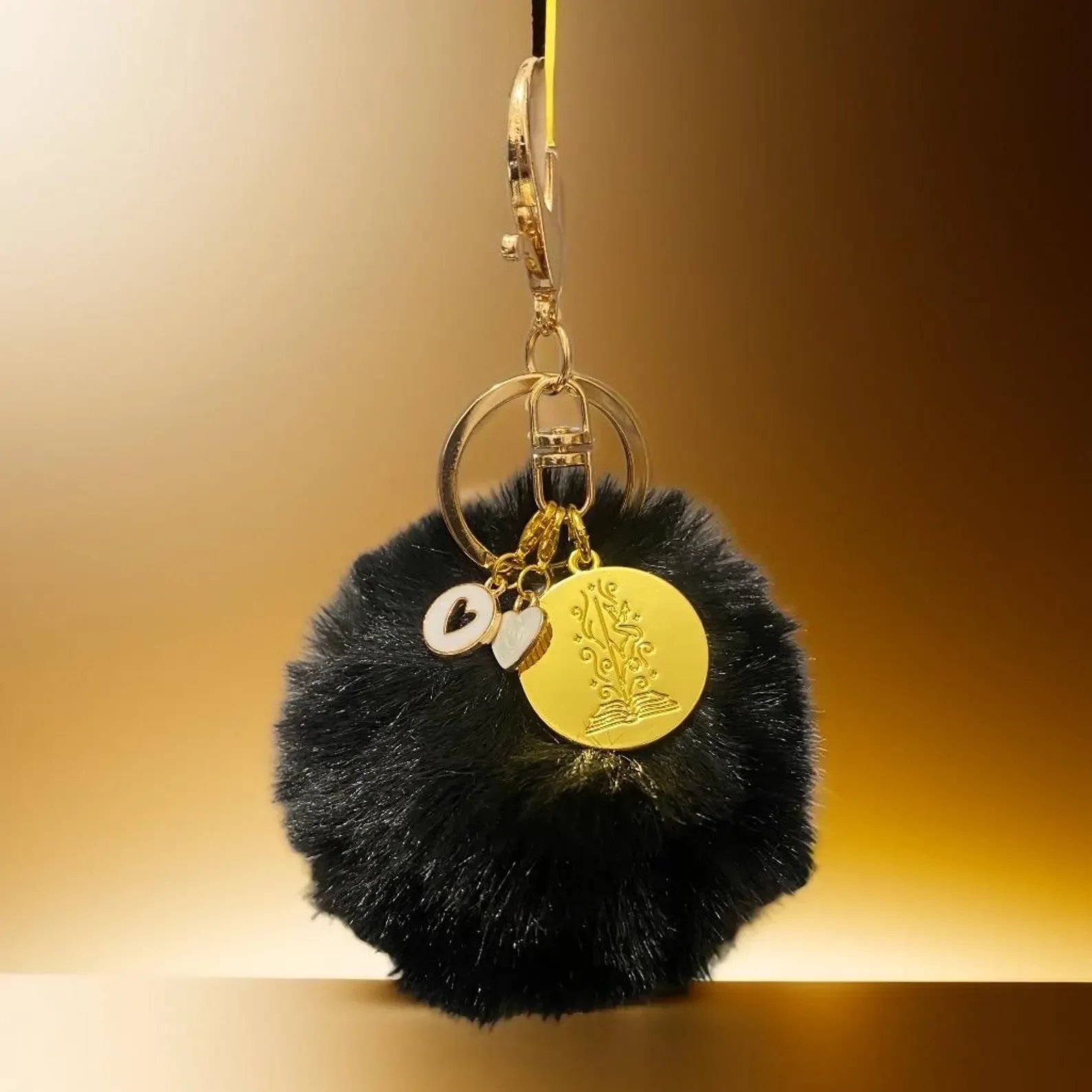 Pole dancer Pom Pom keychain
