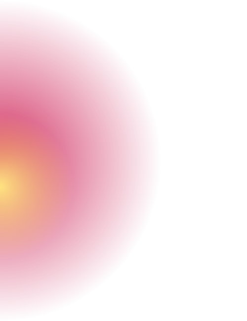 A pink background with a blurred yellow and orange circle on the left side