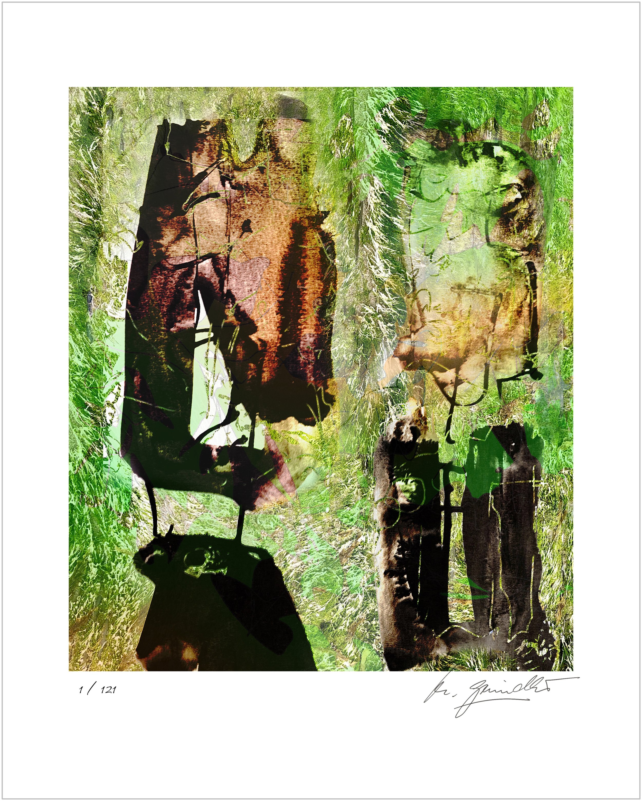 ‘Seaweed’, Giclee print, limited edition, Print size 32x36cm, Paper size 40x50cm, signed and numbered.