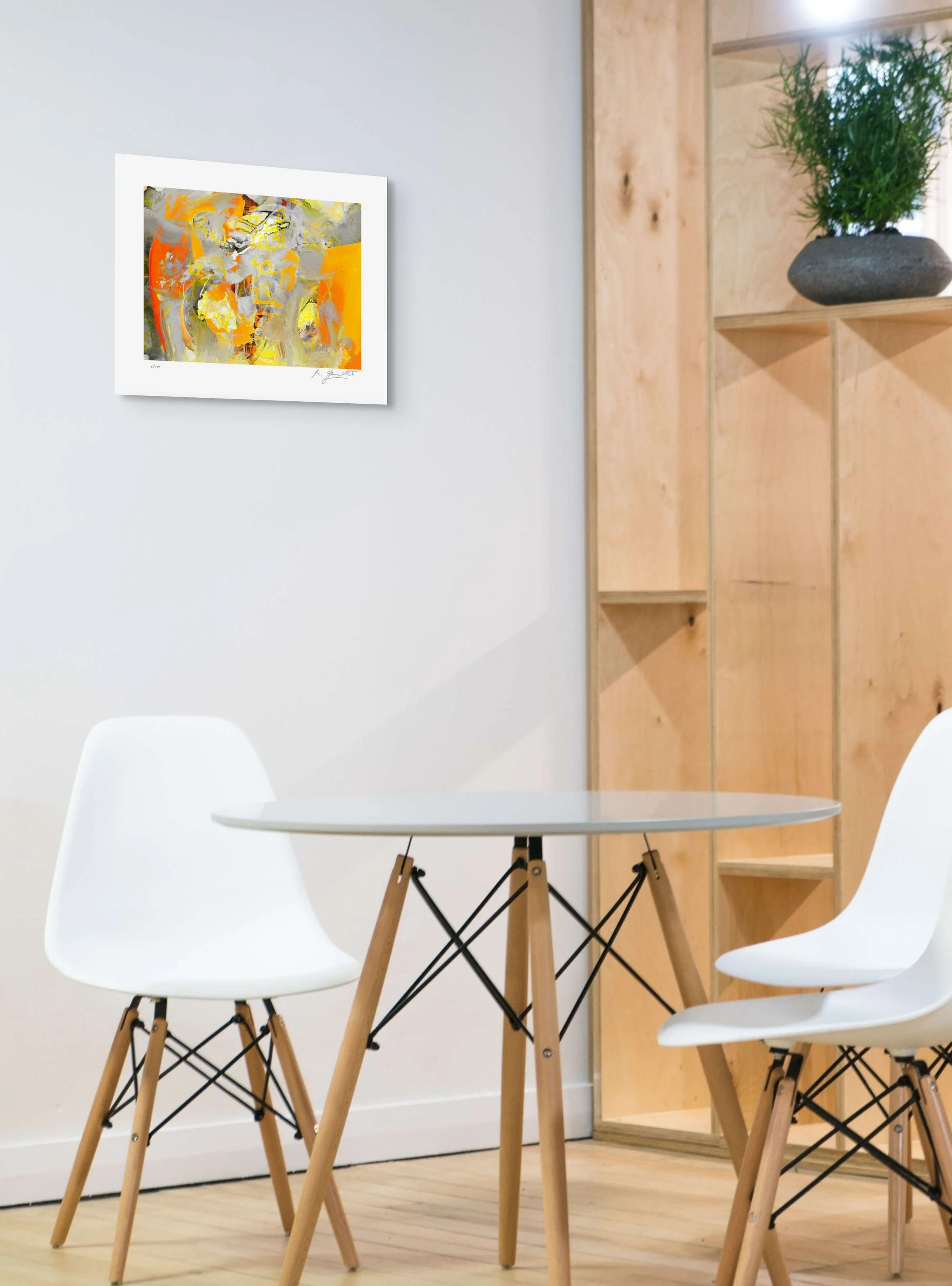 ‘Centred Chaos’, Giclee print, limited edition, Print size 25.1x18.2cm, Paper size 50x40cm, signed and numbered.