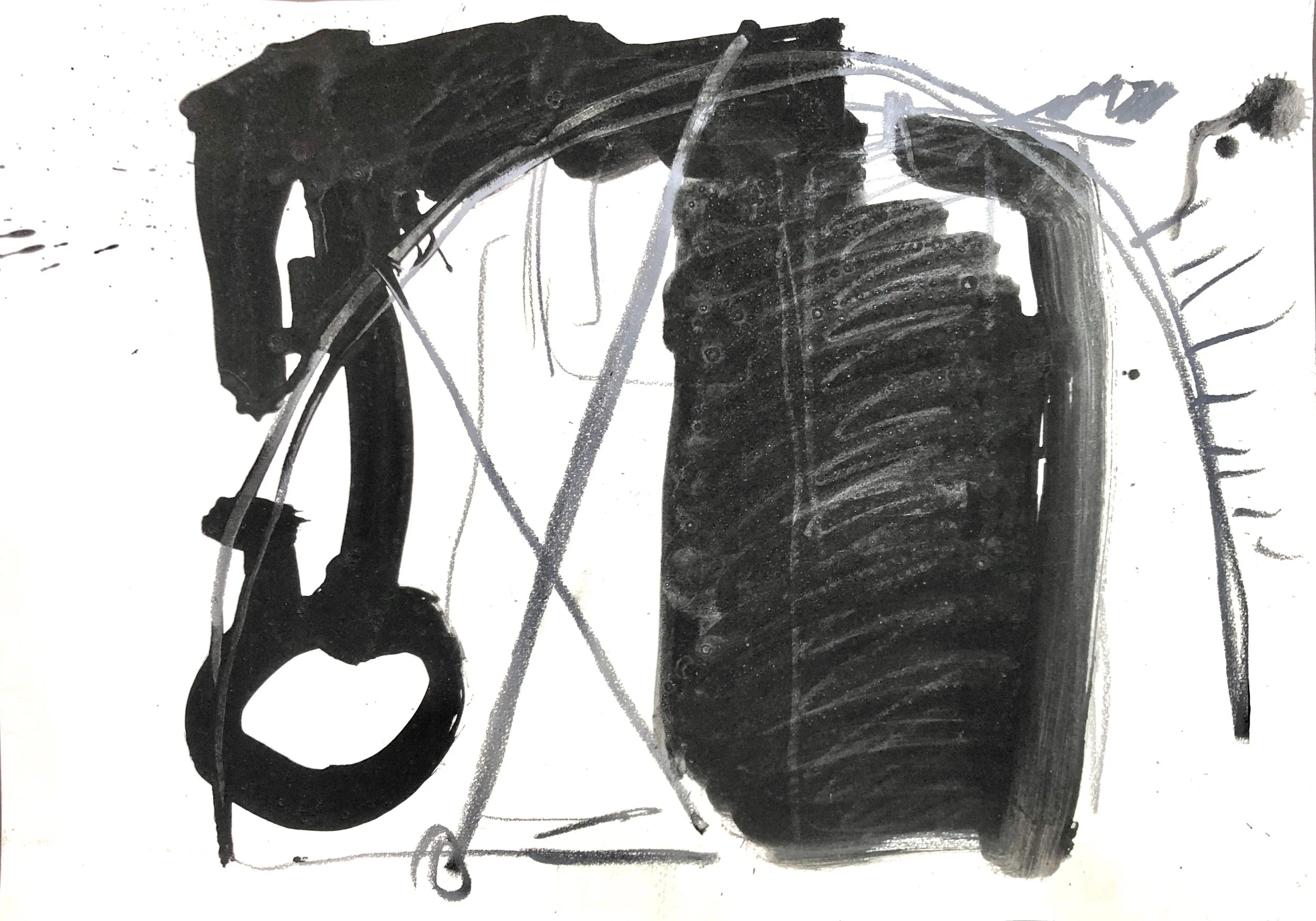 'Gate II', 42x30cm, Ink on Paper