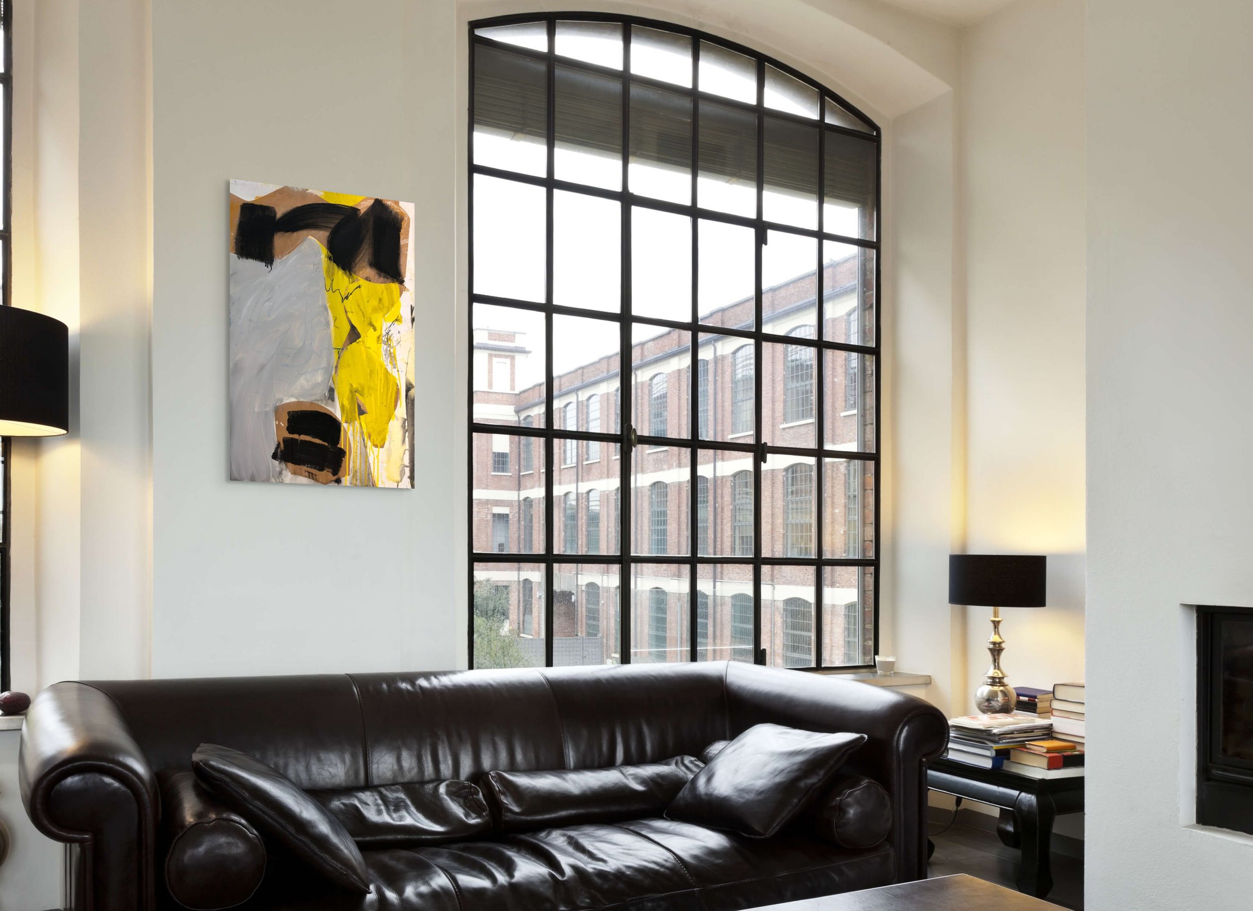 'Lightning', 61x91cm, Collage and mixed media on Hardboard