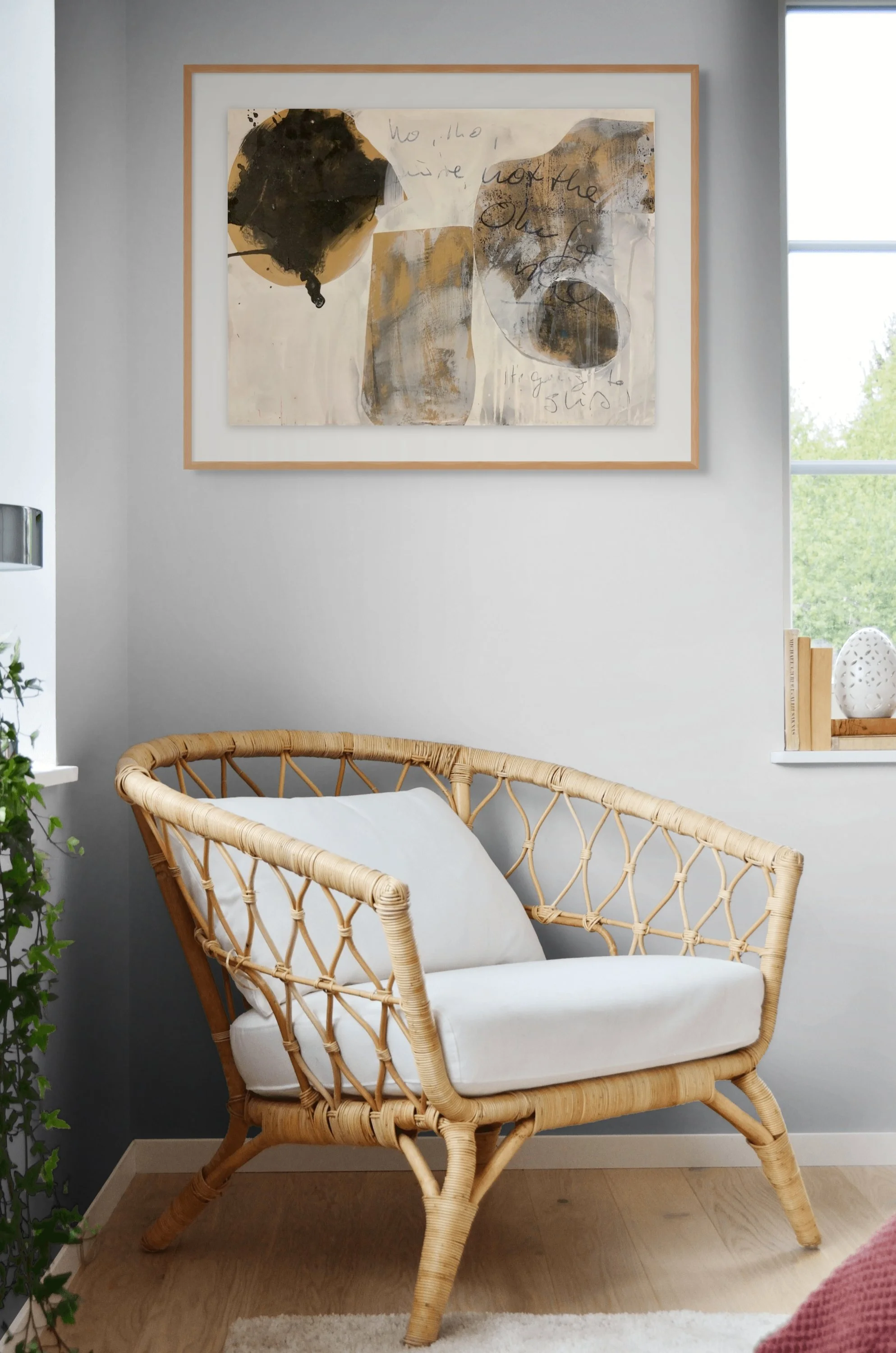 'No, No', 75x56cm, Collage and mixed media on Hardboard (frame not included)