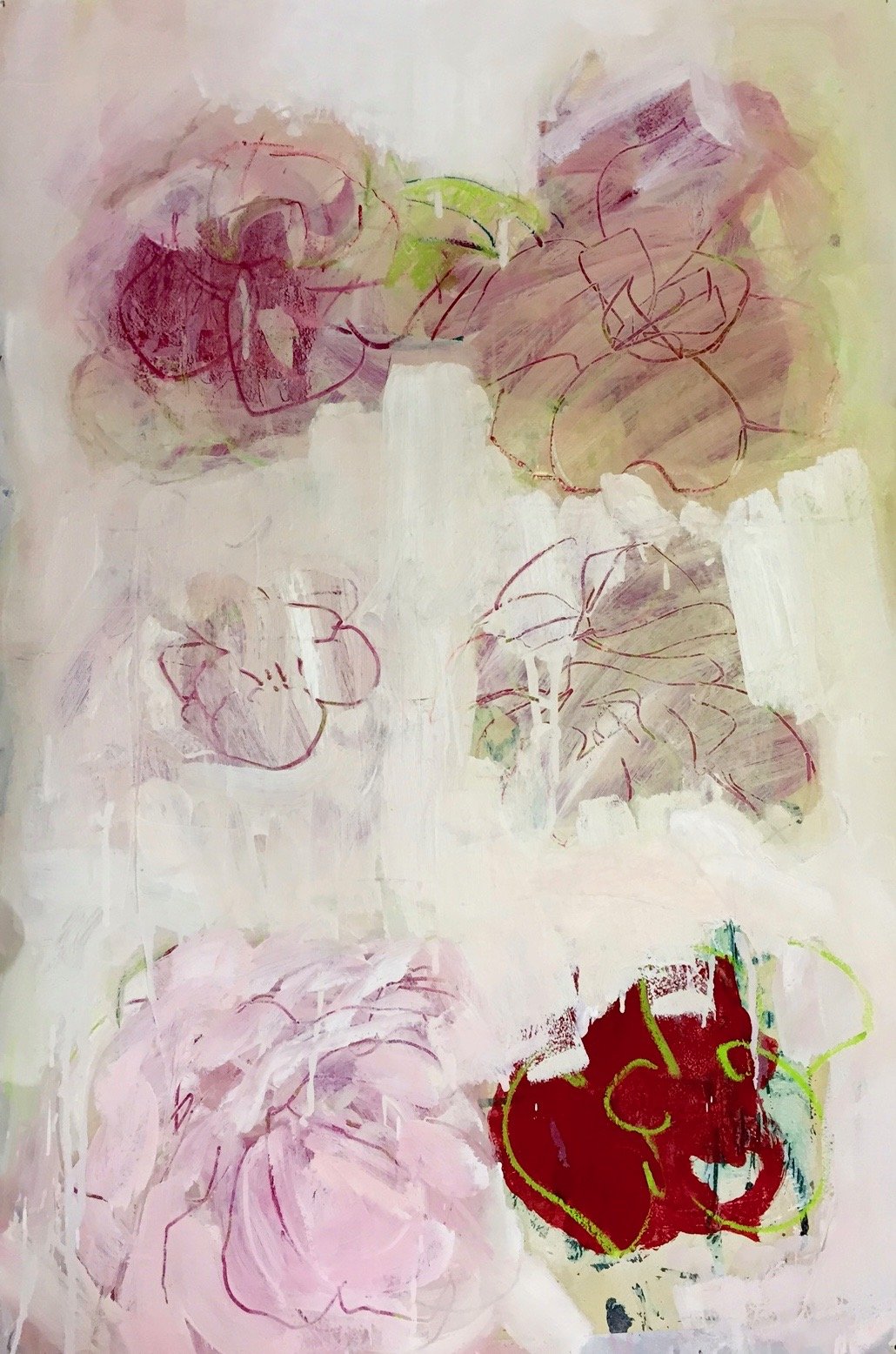 'Never the Same', 67 x 100cm, Mixed Media on Paper