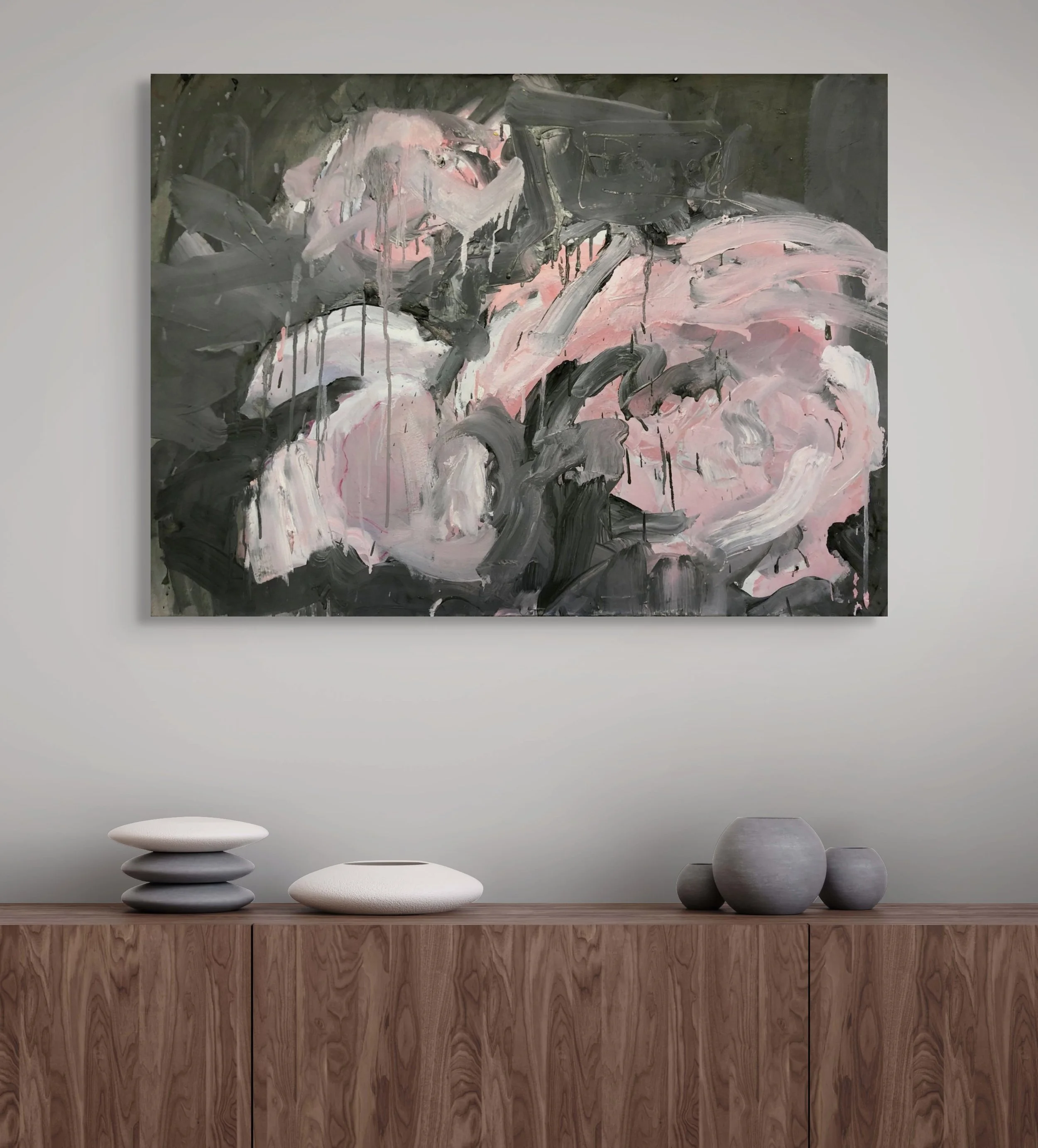 'Vanity', 100 x 72cm, Mixed Media on Canvas