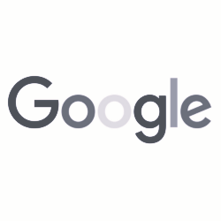 Google logo on a white background