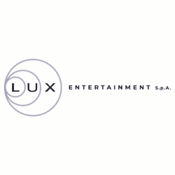 Lux Entertainment logo with stylized circles and the text 'Lux Entertainment S.P.A.'