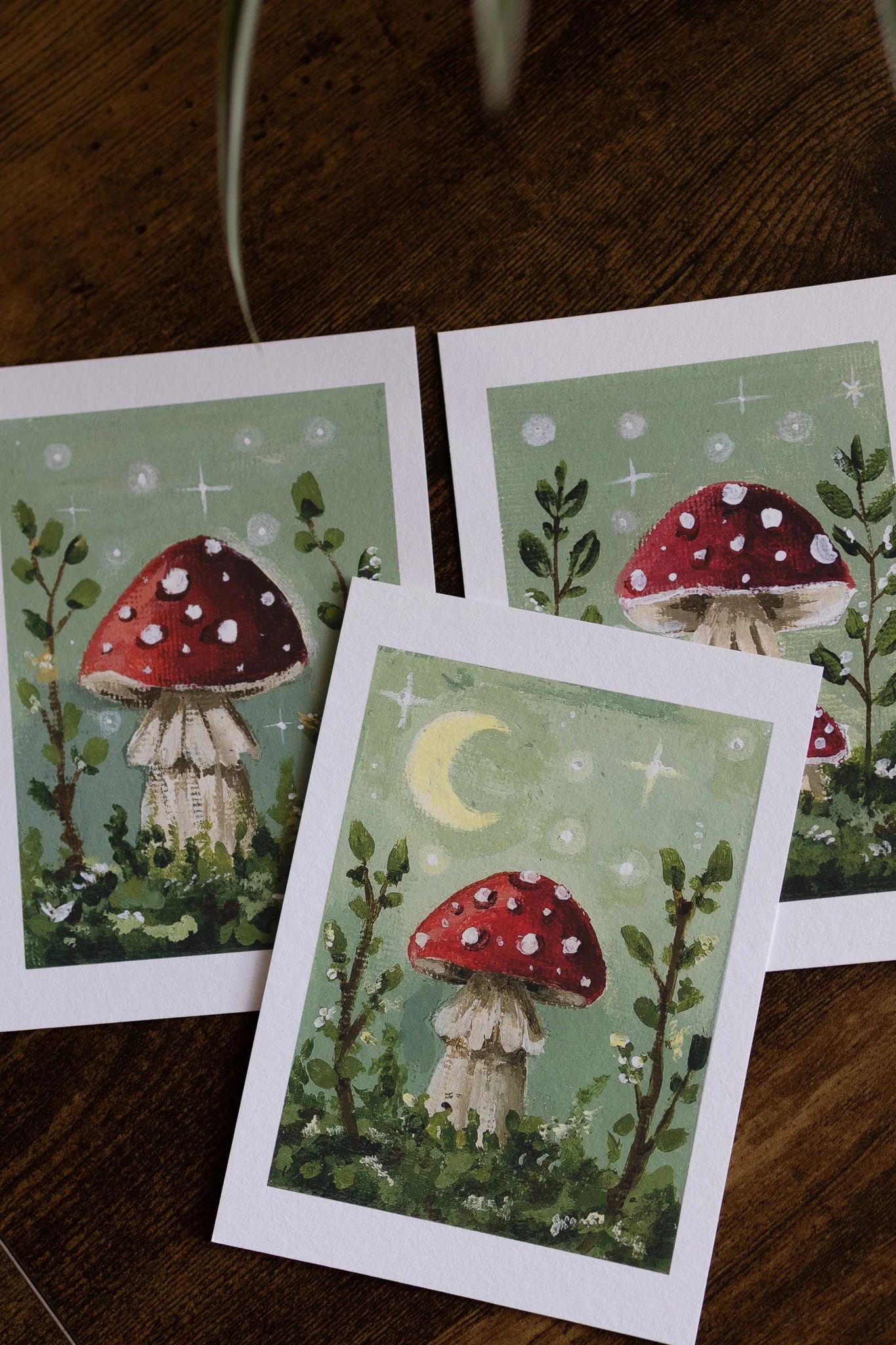 Kleine Pilzwunder - Mini Fine Art Print