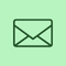Dijital posta veya e-posta gönderimini temsil eden kapalı zarf ikonu