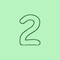 Yeşil bir rakam 2.