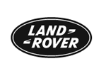 Land Rover logo on a black background