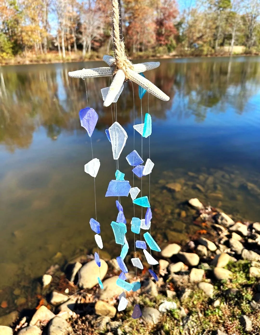 Beach Glass Wind Chimes