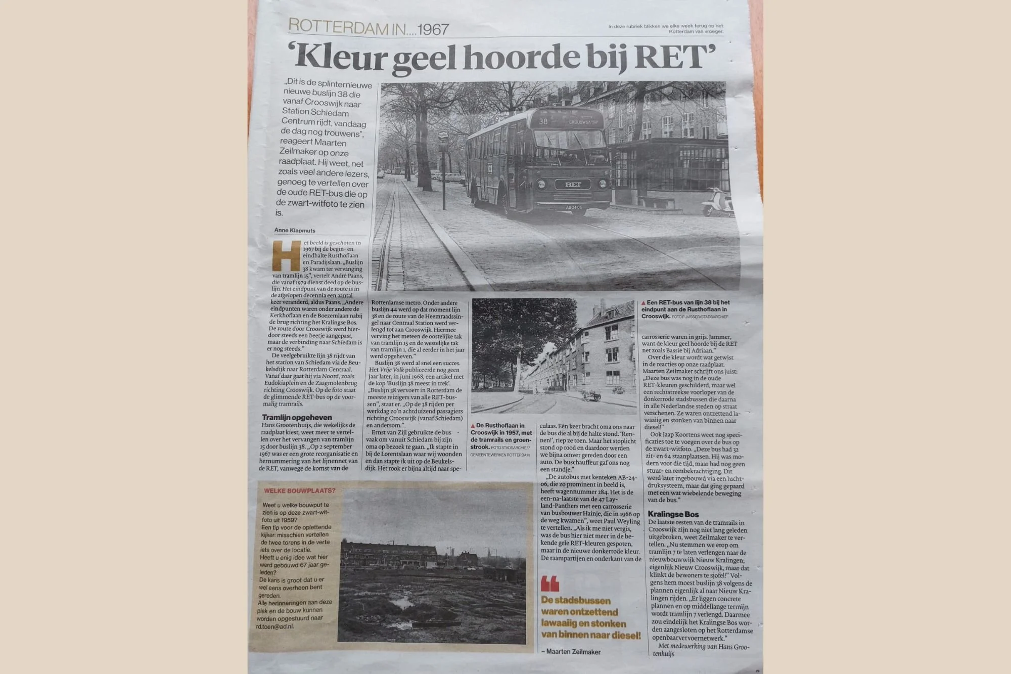 Lijn 38 in Crooswijk