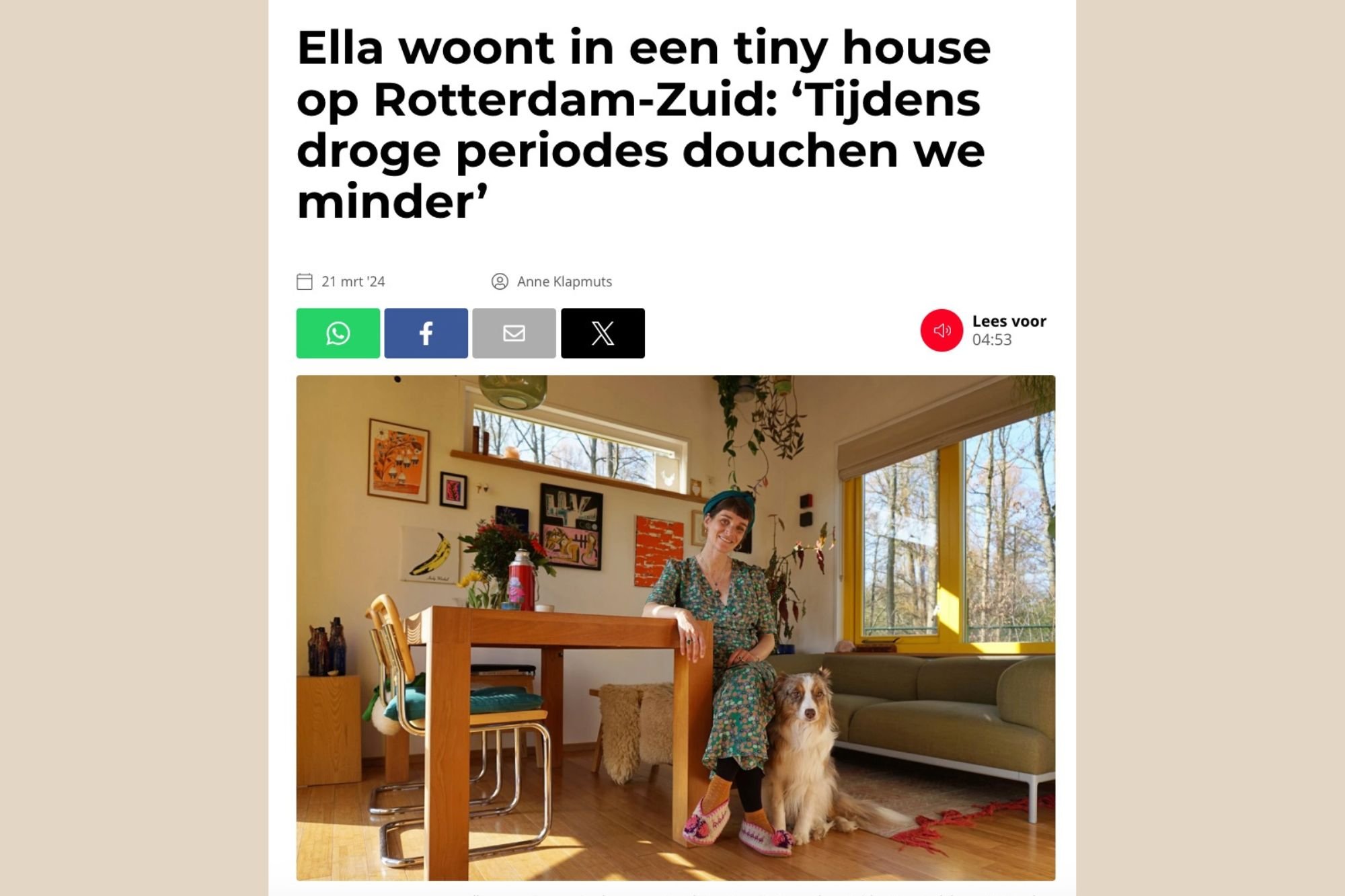 Ella Theunissen - tiny house