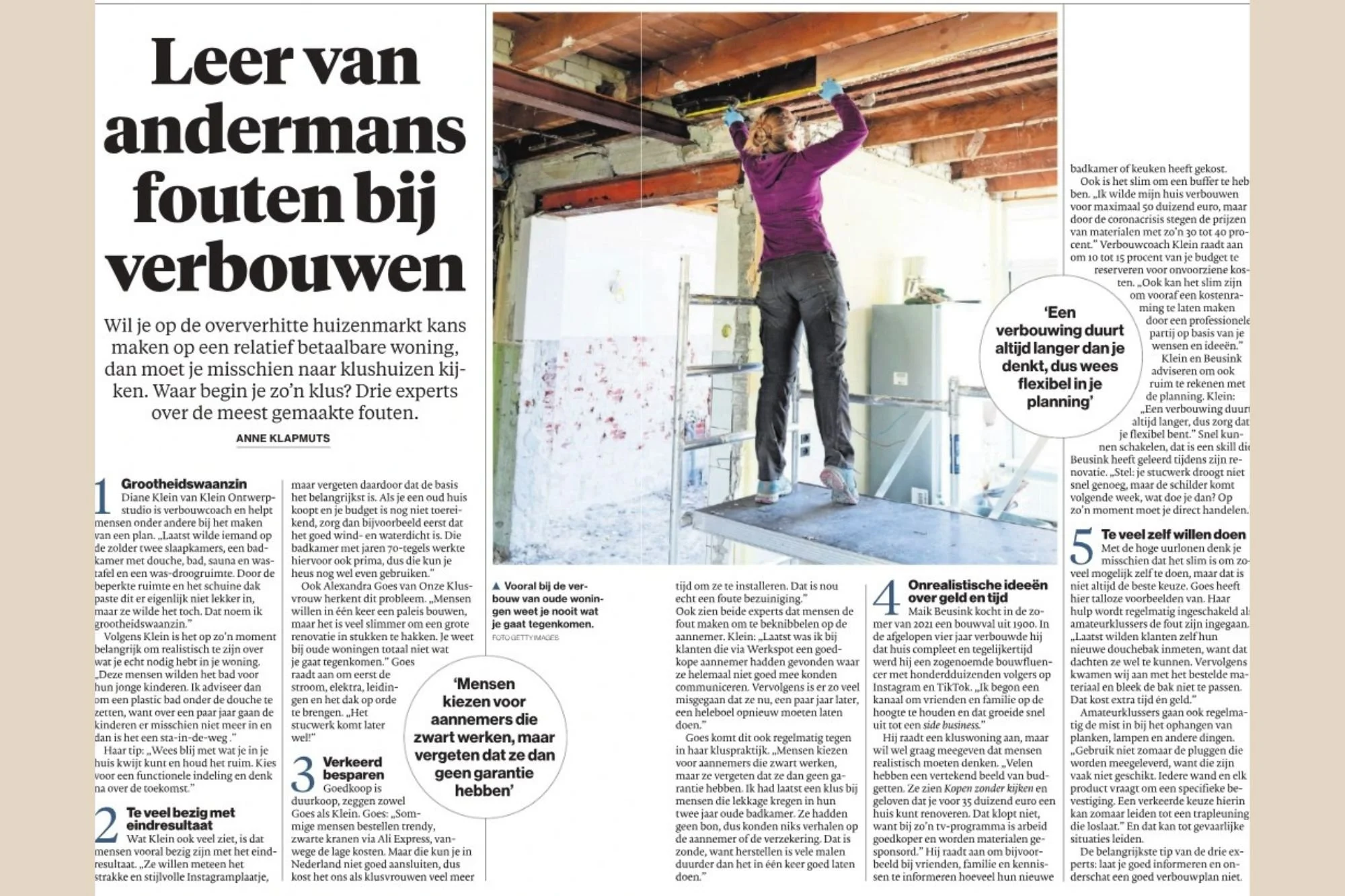 Meest gemaakte fouten bij verbouwingen