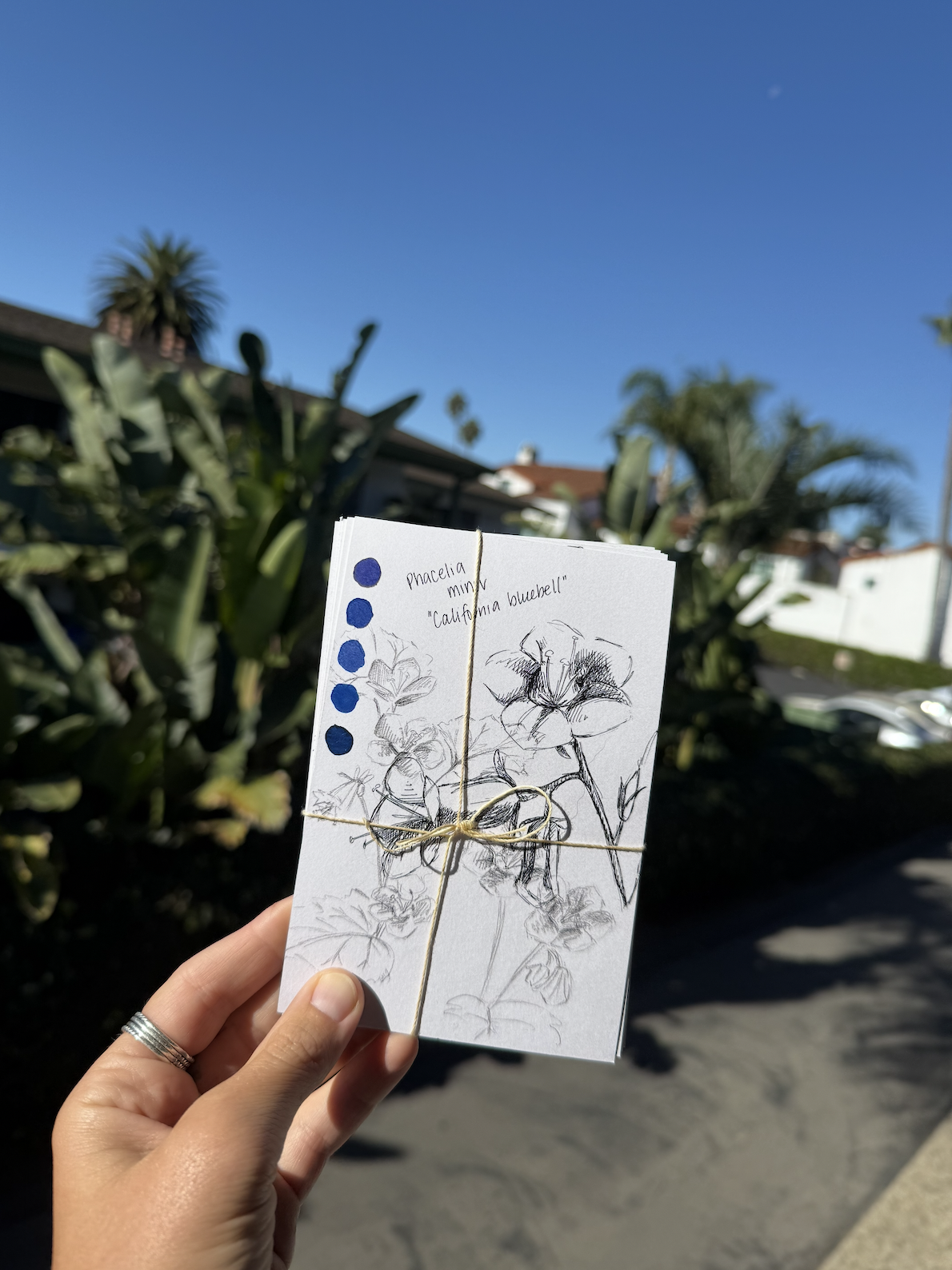 Cards were sold in stacks of 5 at various scientific conferences