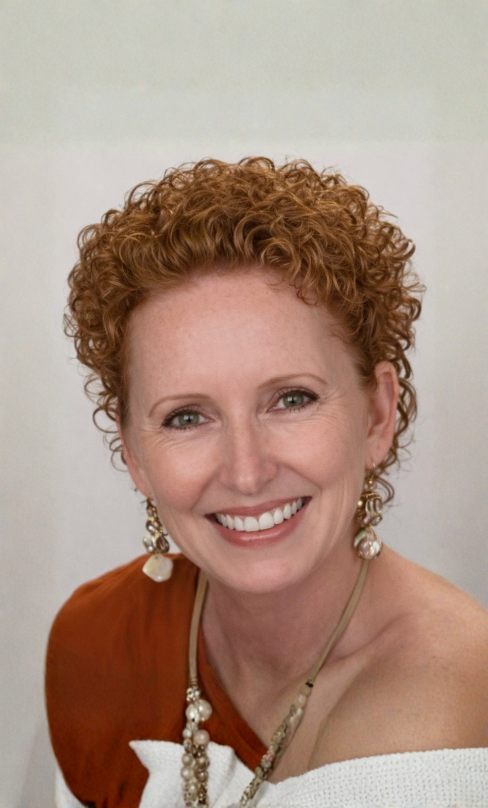 Silhouette of a woman's profile in black against a white background.