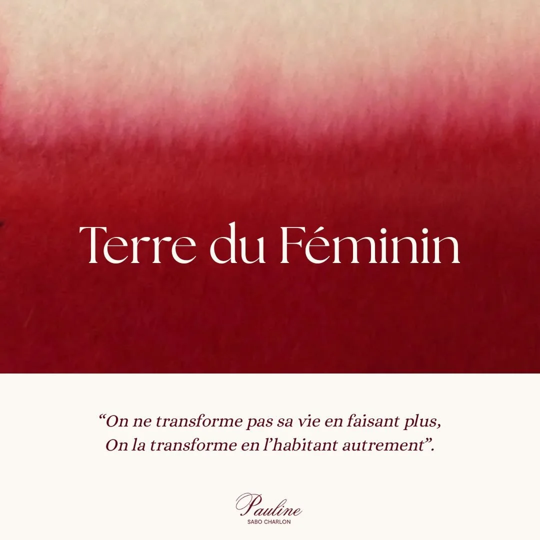 TERRE DU F&Eacute;MININ 🌹

Terre du F&eacute;minin est un territoire que j&rsquo;ouvre.
Un espace de transformation et de pr&eacute;sence.

Je ne suis pas l&agrave; pour sauver.
Je ne suis pas l&agrave; pour r&eacute;parer.
Parce qu&rsquo;il n&rsquo