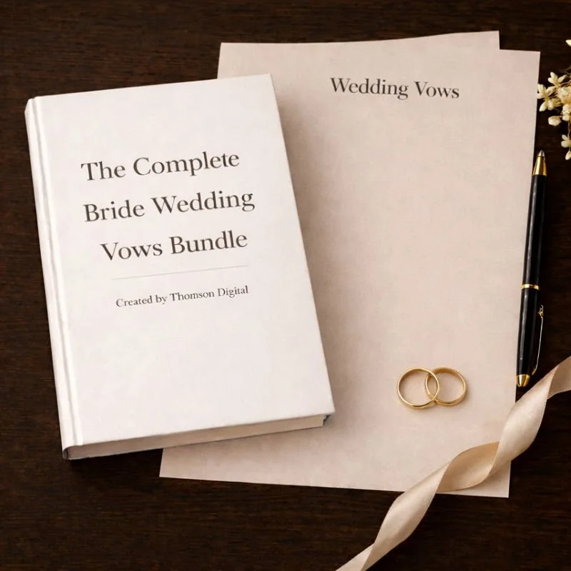 The Complete Bride Wedding Vows Bundle (10 Templates)