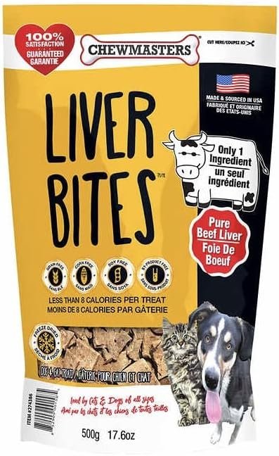 Chewmasters Beef Liver Bites