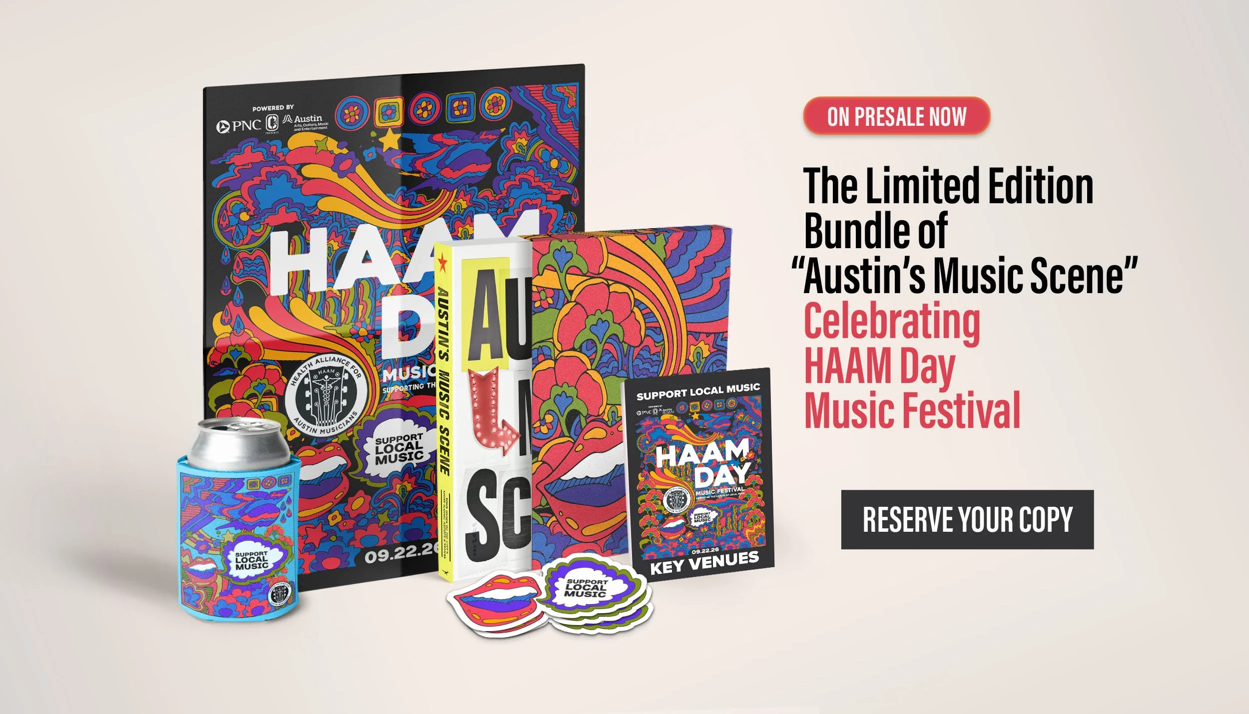 On presale now: A limited edition book bundle celebrating HAAM Day Music Festival
