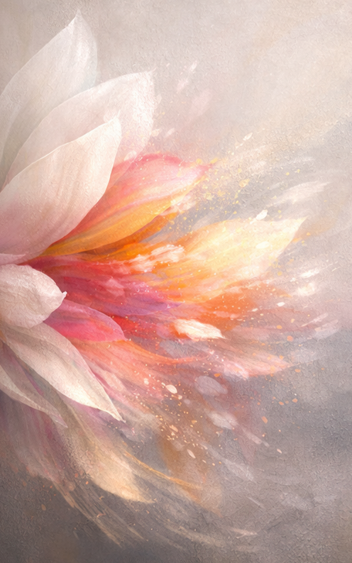 The moon with detailed craters and a dark sky with scattered stars.