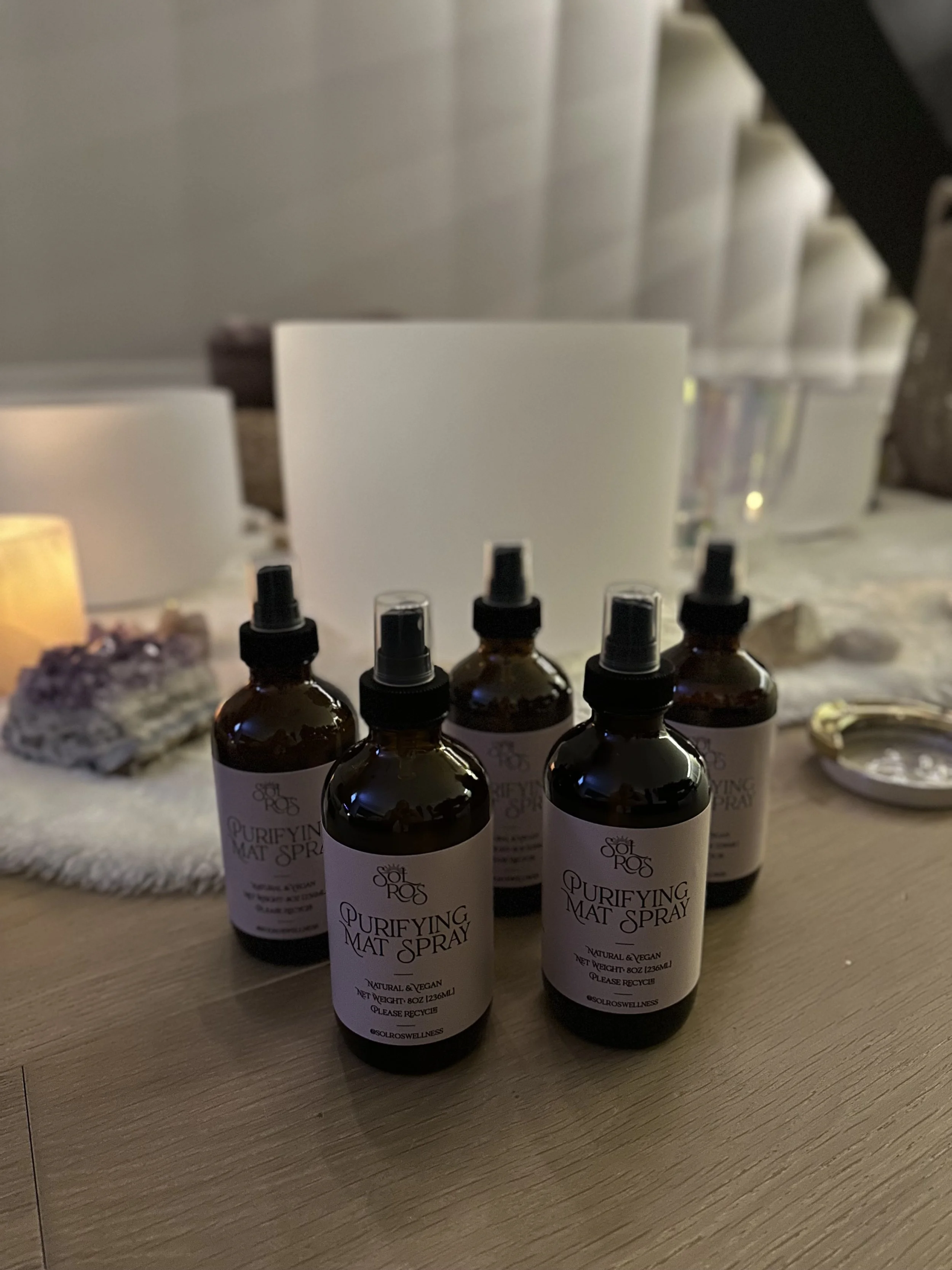 solros wellness bodega wellness natural yoga mat cleaner spray made in Hamilton, ontario, Canada