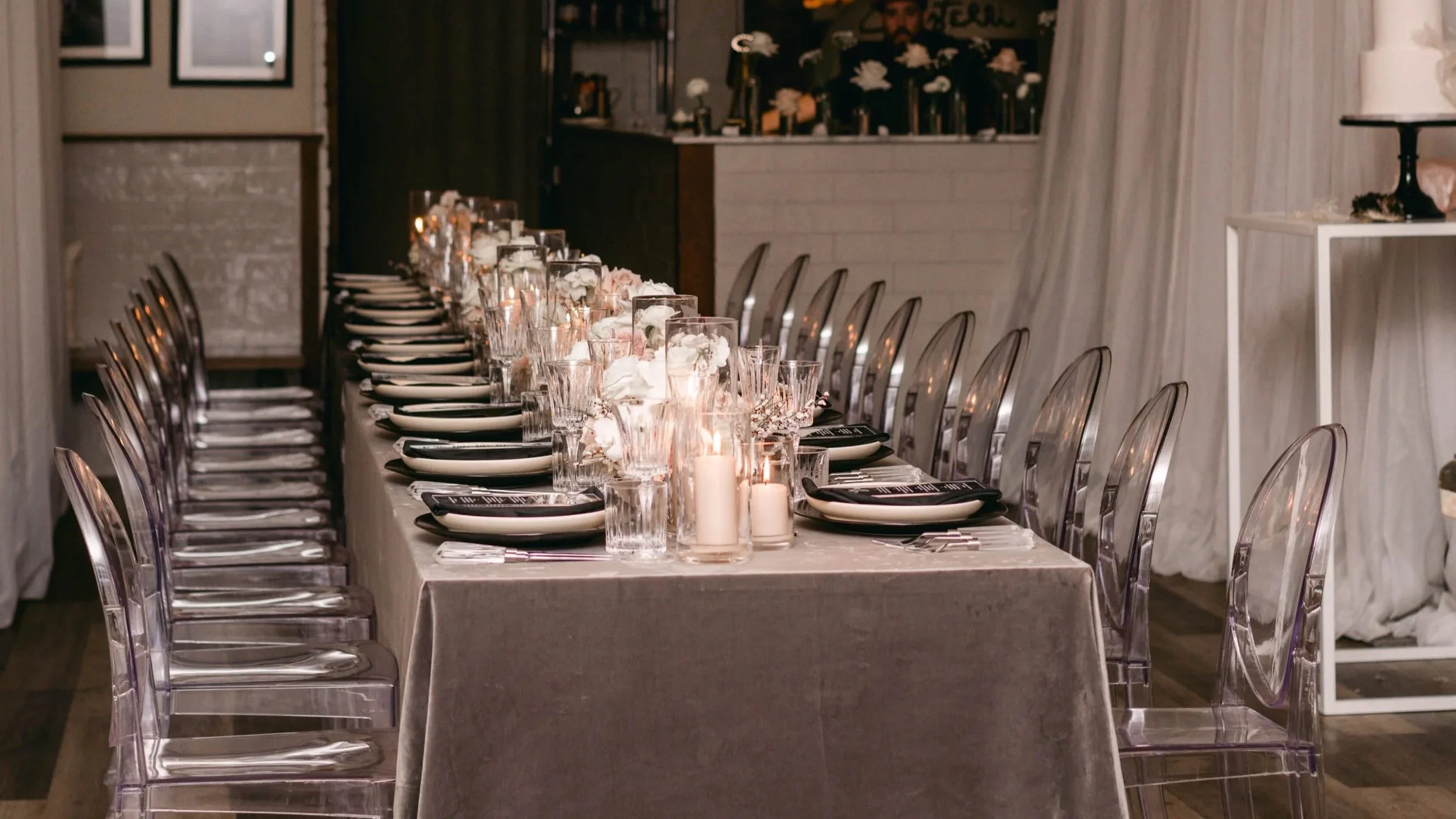 tabletop event design by event planner Baye Kler based in Toronto and available to clients worldwide