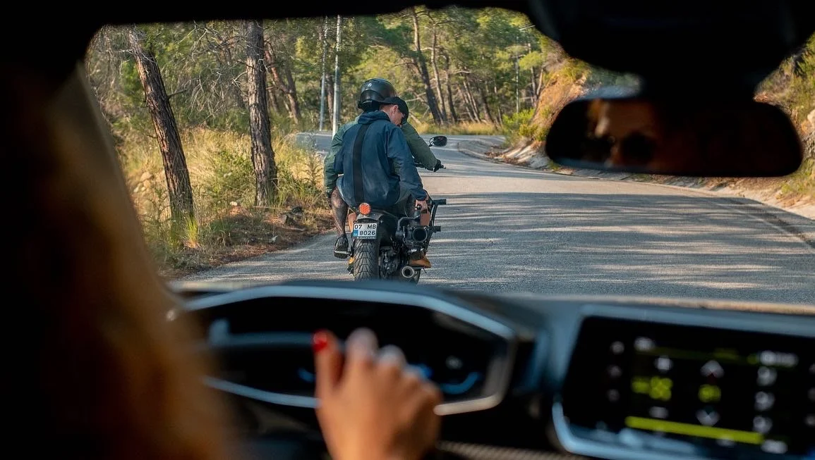 Nice shots from two wheels