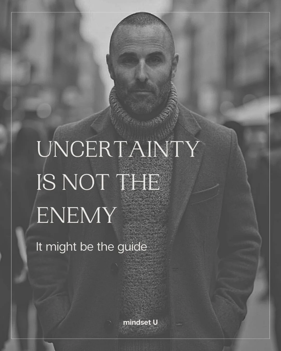 Uncertainty exposes everything we try to control.
The truth is simple. All things shall pass. The good. The bad. The season you are in right now.

You do not grow by waiting for safety.
You grow by moving while things are unclear.

If this hit, save 