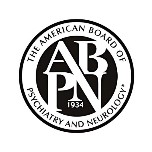 The American Board of Psychiatry and Neurology logo featuring the initials ABPN and the year 1934.
