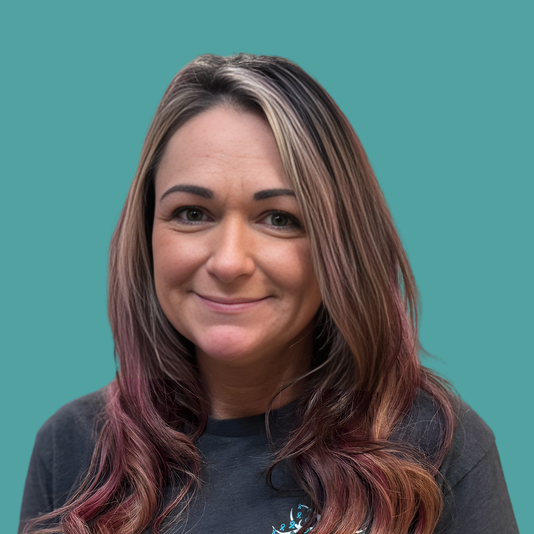 A digital illustration of a faceless person with short dark hair, wearing a white shirt, set against a dark blue background.