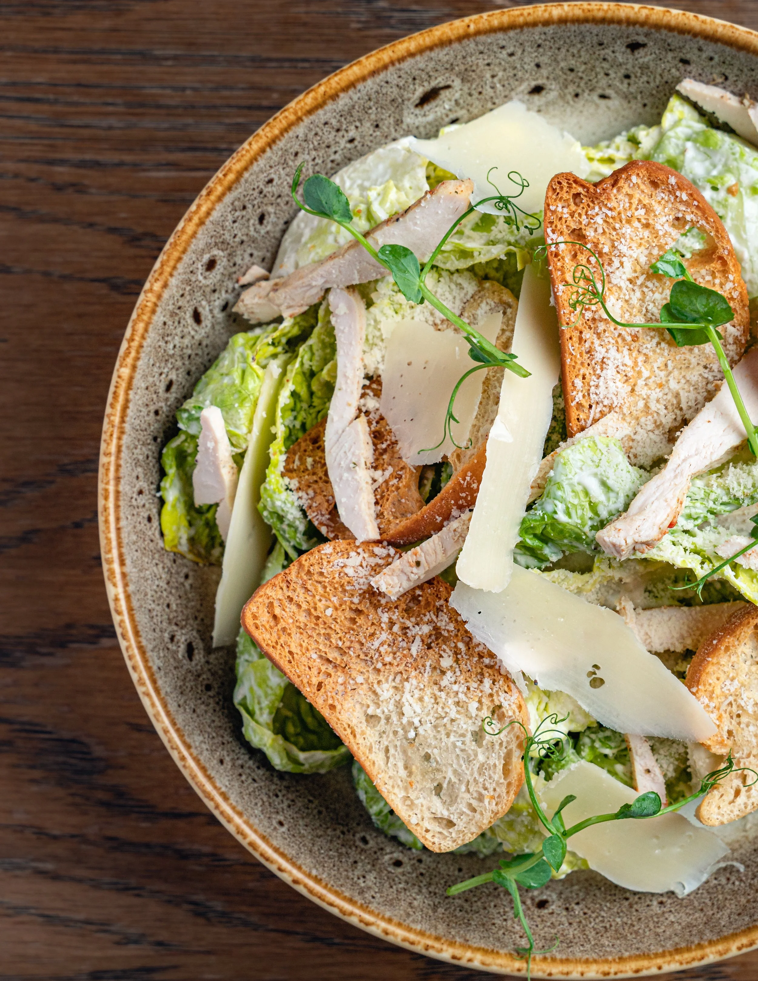 Chicken Caesar Salad, Covey's Gastro Bar at Westport Plaza Hotel, Westport
