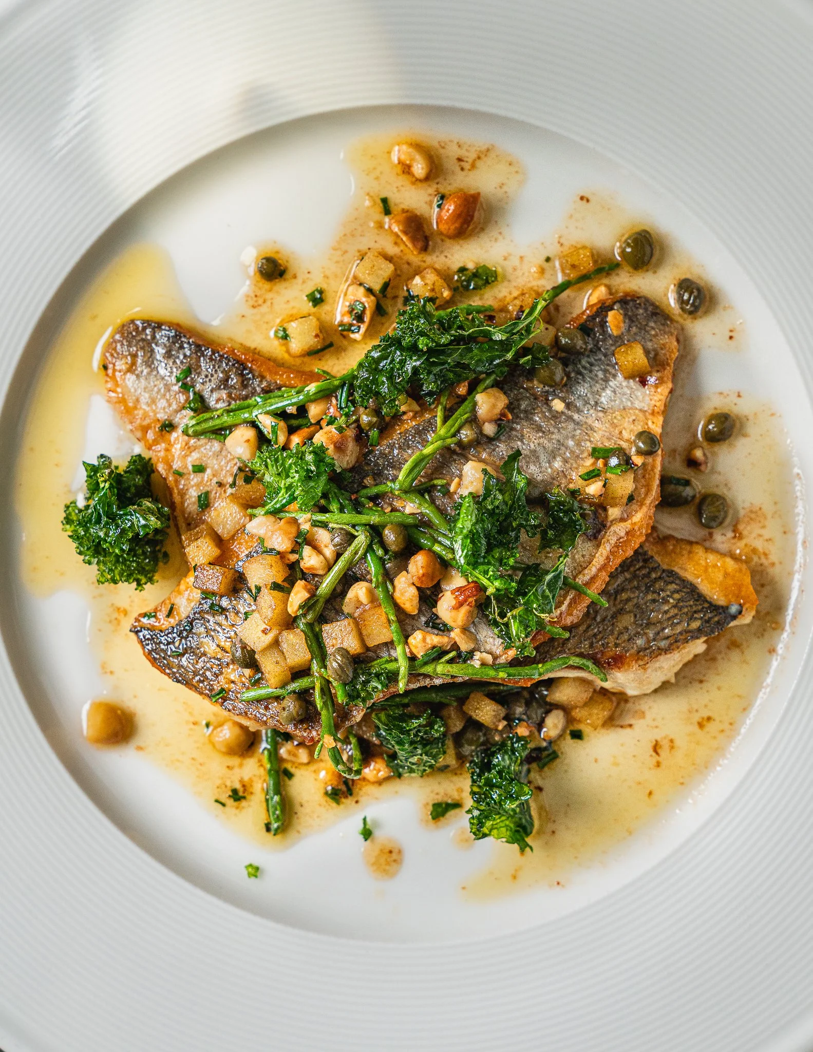 Pan Fried Sea Breem, An Port More Restaurant, Westport